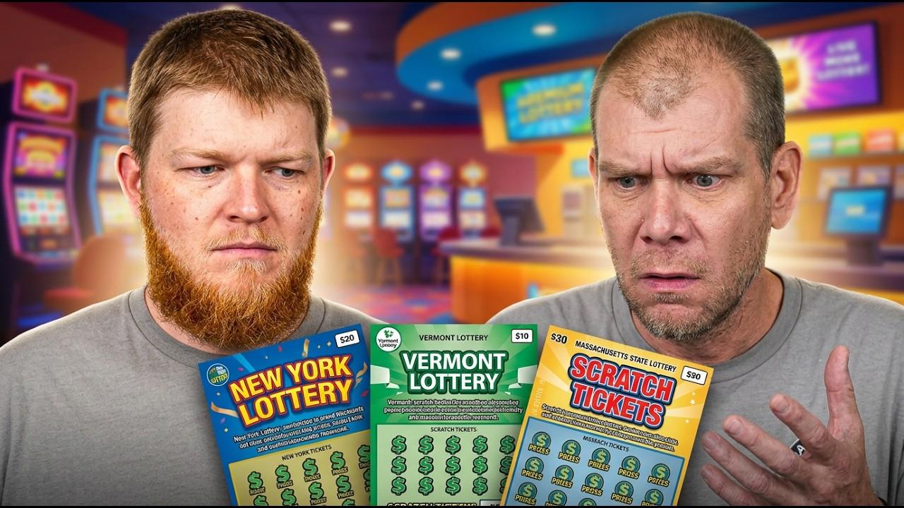We Spent $709 on Scratch Tickets Across 3 States... One Wasn't Even Close!