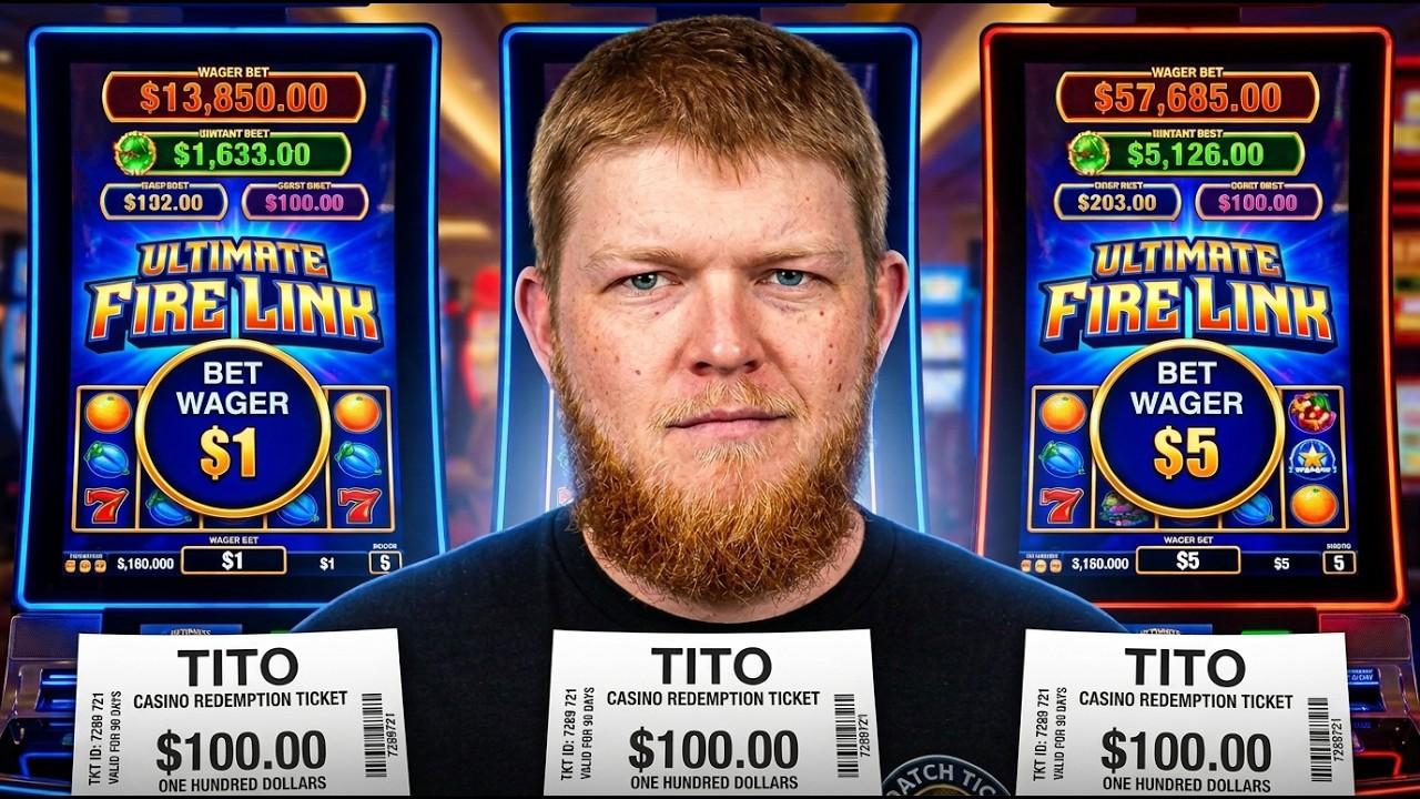 I Played $1, $2 & $5 Fire Link Spins So You Don't Have To!