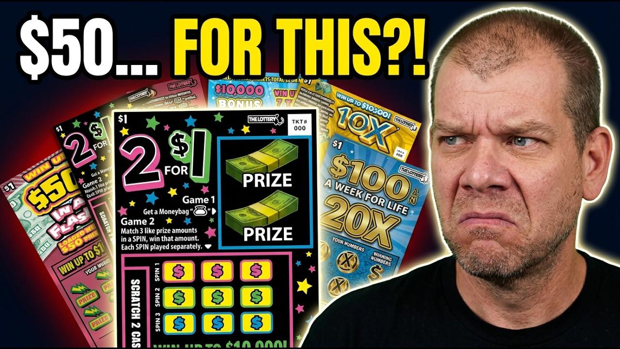 I Can't Believe $50 in Massachusetts Scratch Tickets Paid Back THIS Little!