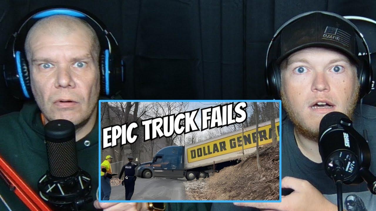 Da Boys Media Reacts: Idiot Truck Drivers Who Totally Failed!