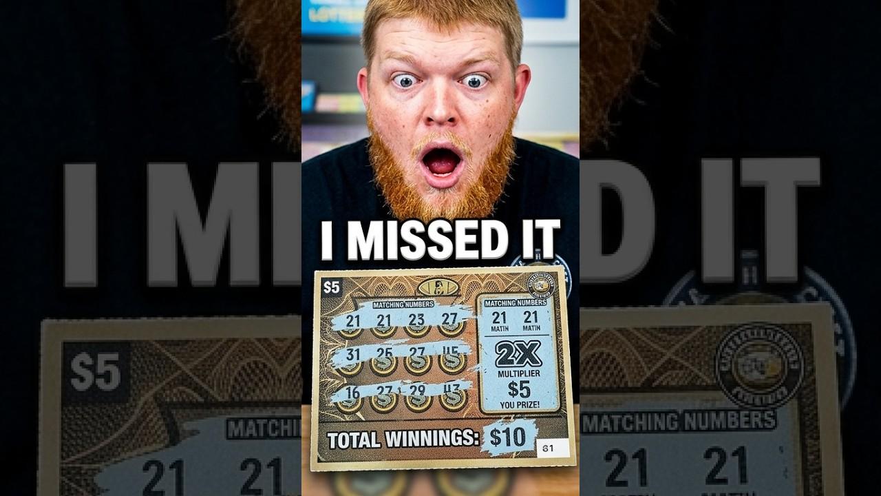 I Thought This Scratch Ticket Lost... Then I Scanned It!