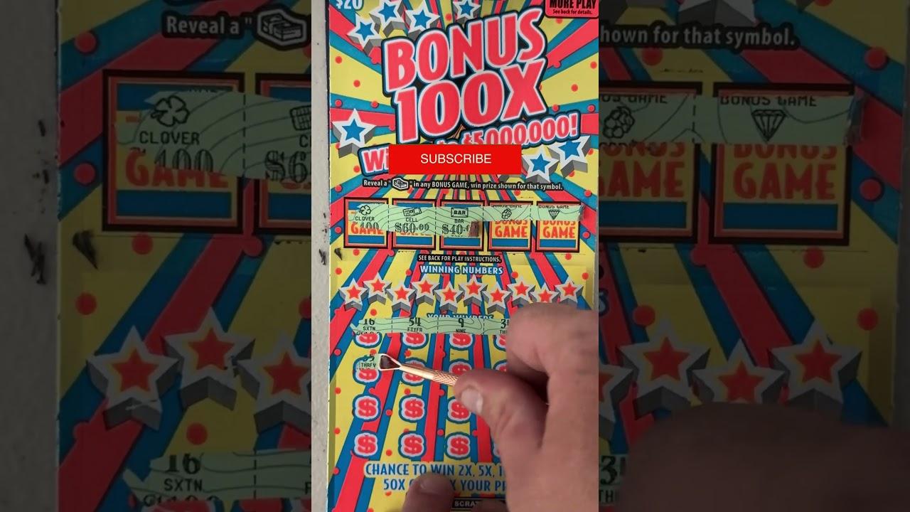 This $20 NY Bonus 100X Ticket Had Two Chances To Save Us!